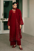 Picture of Cherry Red With Dupatta